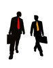 Homens de Negócios-silhouette