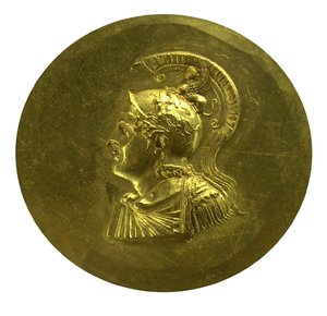 Ouro antiga moeda grega 1