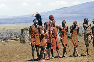 Pessoas de Maasai tribo 1