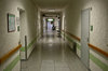 Corredor vazio em um hospital