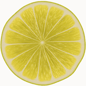 fatia de limão: 